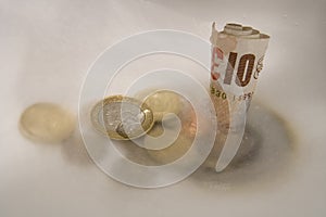 Money going down the drain