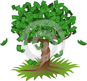 Money growing on tree