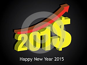 Money growth of 2015. Happy new year 2015