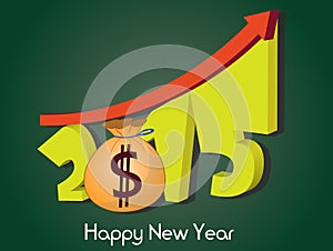 Money growth of 2015. Happy new year 2015