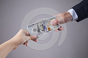 Money in the hands of the people