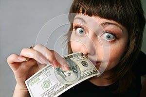 Money has no smell! photo