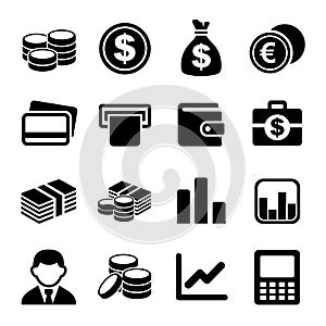 Money icon set