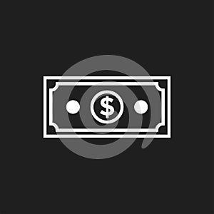 Money icon vector design template basic RGB