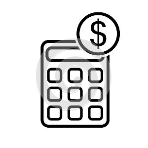 Money icon vector. credit card illustration sign. Finance symbol. Dollar logo.