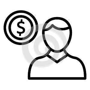 Money   Isolated Vector icon which can easily modify or edit