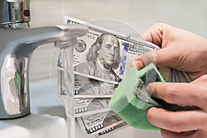 Money Laundering, Concept. photo