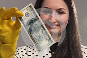 Money laundering (illegal cash, dollars bill, shady money, corru photo