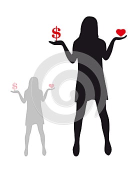 Money or love