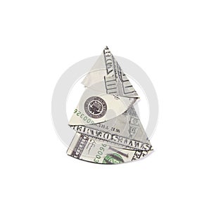 Money Origami Christmas tree