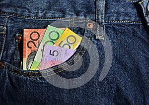 Money in the Pocket of New Jeans