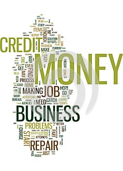 Money Problems Consider A Viable Home Business Text Background Word Cloud Concept