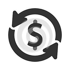 Money refund icon