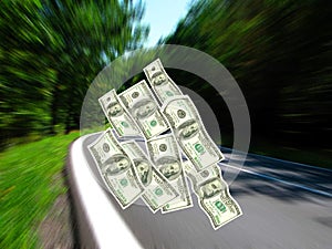 Money Stream - Money on a Highway