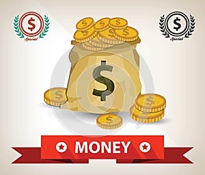 Money symbol,Vector design