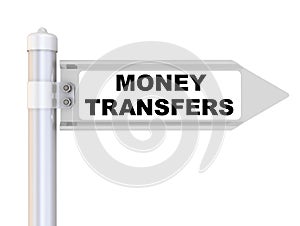 Money transfers. Way mark