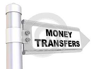 Money transfers. Way mark