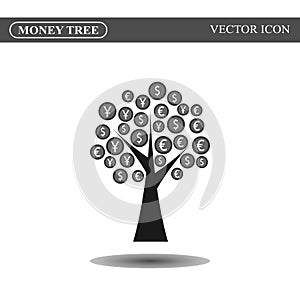 Money tree icon