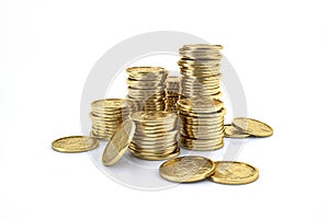 Money. US dollar gold coins