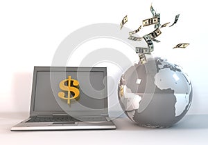 Money world digital era