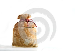 Moneybox in the form of the sack