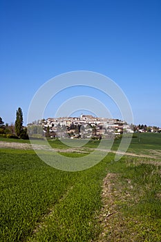 Monflanquin historic hilltop bastide town, Lot-et-Garonne, France