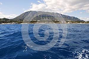 Mongo montgo mountain from sea Denia photo