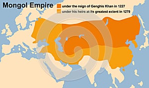 Mongol Empire Genghis Khan photo