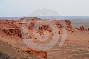 Mongolia Cliffs and Sand formations