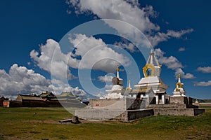 The architecture of the ancient Buddhist monastery
