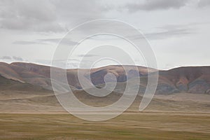 Mongolia landscape. Altai Tavan Bogd National Park in Bayar-Ulgii