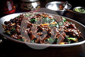 Mongolian Beef Dish