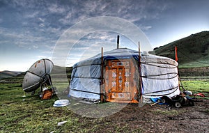 Mongolian dwelling photo