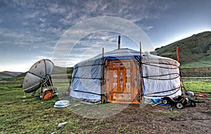 Mongolian dwelling photo