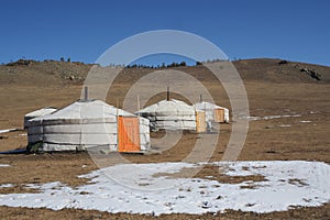 Mongolian Ger in Olkhon region