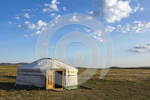 Mongolian Ger Steppe photo