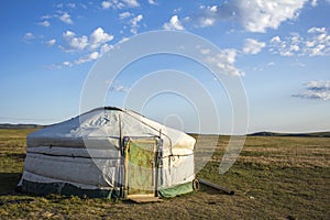 Mongolian Ger Steppe photo