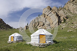 Mongolian gers
