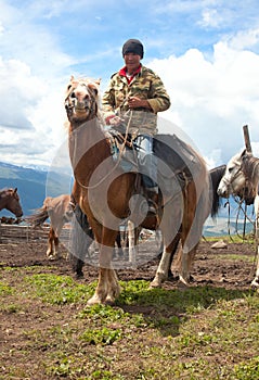 Mongolian herdsman
