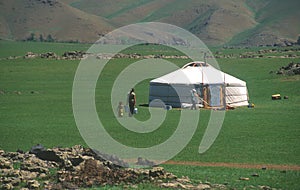 Mongolian home