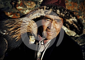 Mongolian Man with Traditional Lifestyles Concept