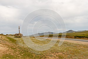 Mongolian Ovoo, cult place