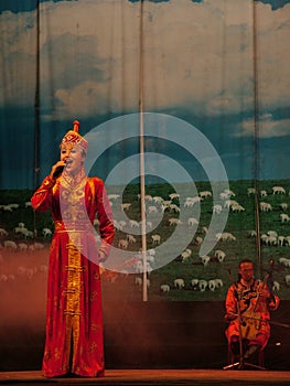 Mongolian song and dance performances