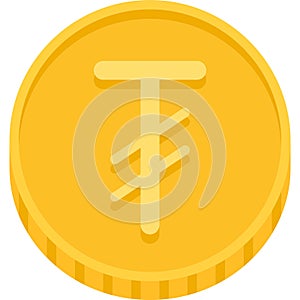 Mongolian tÃ¶grÃ¶g coin, official currency of Mongolia