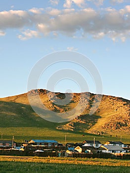 Mongolian village