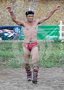 Mongolian wrestler winner