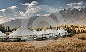 Mongolský jurty podle 