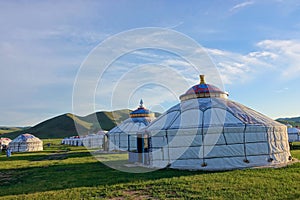 Mongolian yurts