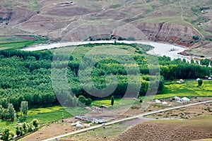 Mongolian yurts in Tekesi county