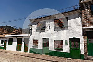 Mongui, Boyaca - Colombia. April 12 - 2024. Municipality known as the â€œcradle of footballs